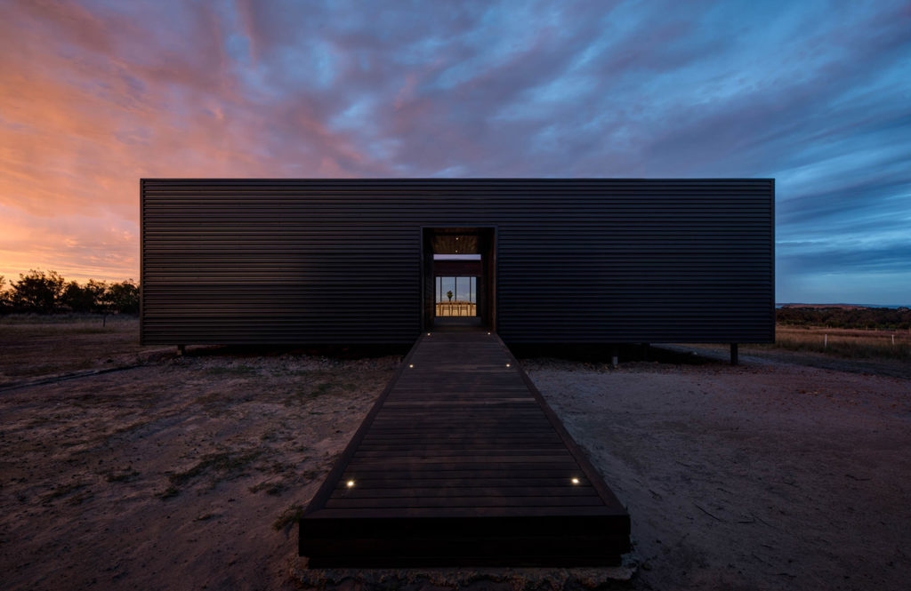 Our French Island project puts a new ultra-modern twist on classic corrugated steel giving the home’s facade loads of visual interest.